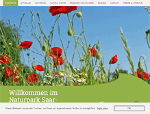 Tablet Screenshot of naturpark.org